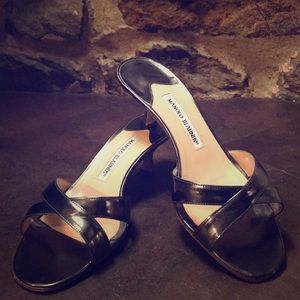Never worn Manolo Blahnik Callamu slide 38 1/2